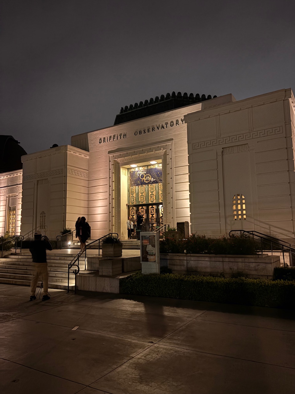 夜幕下的Griffith Observatory